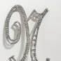 RHINESTONE Cake Toppers Small letter N
