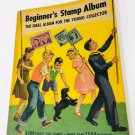 Vintage 1953 Beginners Stamp Album Minkus Publications 4300 Spaces