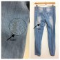 VIP Jeans Denim Light Blue Wash, Ripped Size 5-6 29x36&acirc;�� See Pic Flaw