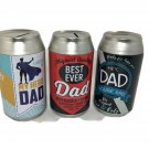 NEW “DAD” BEER CAN NOVELTY COIN BANK BDay GIFT REMOVABLE LID