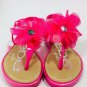 Bebe Hot Pink Girls Sandals, Toddlers Size (7/8)