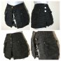 Rachel Rachel Roy Black Multi Printed Pocket Skort Shorts Mini Skirt Cotton Sz 6