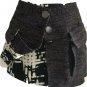 Rachel Rachel Roy Black Multi Printed Pocket Skort Shorts Mini Skirt Cotton Sz 6