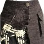 Rachel Rachel Roy Black Multi Printed Pocket Skort Shorts Mini Skirt Cotton Sz 6