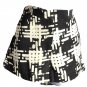 Rachel Rachel Roy Black Multi Printed Pocket Skort Shorts Mini Skirt Cotton Sz 6