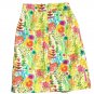 Ladies J. Crew Yellow Pink Colorful Flowers Floral Pencil Straight Skirt Sz 2