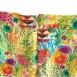 Ladies J. Crew Yellow Pink Colorful Flowers Floral Pencil Straight Skirt Sz 2