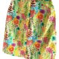 Ladies J. Crew Yellow Pink Colorful Flowers Floral Pencil Straight Skirt Sz 2