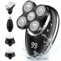 Electric Beard Trimmer Shaver Grooming Clippers Set Tool 5 in 1 Cordless LED