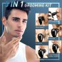 Electric Beard Trimmer Shaver Grooming Clippers Set Tool 5 in 1 Cordless LED