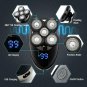 Electric Beard Trimmer Shaver Grooming Clippers Set Tool 5 in 1 Cordless LED