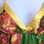 Double Zero Flowy Flower Top Cami With Detailed Crisscrossed Back, Size S