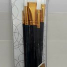 Royal Langnickel Gold Taklon Paint Art Brushes Pack of 5 pieces Set Arts Craft