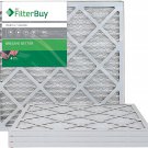 AC Air Filter Purifier Cleaner  20x20x1 Pleated HVAC MERV 8 AFB Silver 4Pac