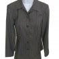 La Belle Vintage Women Blazer Jacket And Mini Skirt Career Office Wear Sz 5 Gray