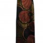 Hugo Boss Italian Silk Tie Maroon Gold Flower Men's