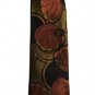 Hugo Boss Italian Silk Tie Maroon Gold Flower Men's