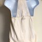 Self Steam Junior Women Tank Top Large Beige Daily Beach Wear V Neck