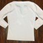 JAC Joseph A Sweater Size Small Pink Lace Neck Line Women  3/4 Sleeve Flaws