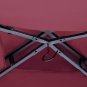 CANOPY Grill Shelter Shade Roof FIT for Gazebo  Roof ONLY Burgundy