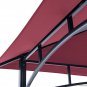 CANOPY Grill Shelter Shade Roof FIT for Gazebo  Roof ONLY Burgundy