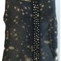 Love Culture Black Sheer Button Career Top High Low Sleeveless shirt Blouse Sz M