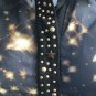 Love Culture Black Sheer Button Career Top High Low Sleeveless shirt Blouse Sz M