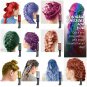 Temporary 10 Bright Washable Hair Multi Color Chalk Dyer Non Toxic Safe 3yr plus