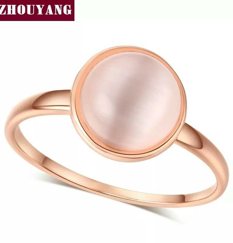Rose Gold ring size 6 women fashion gift birthday daily use
