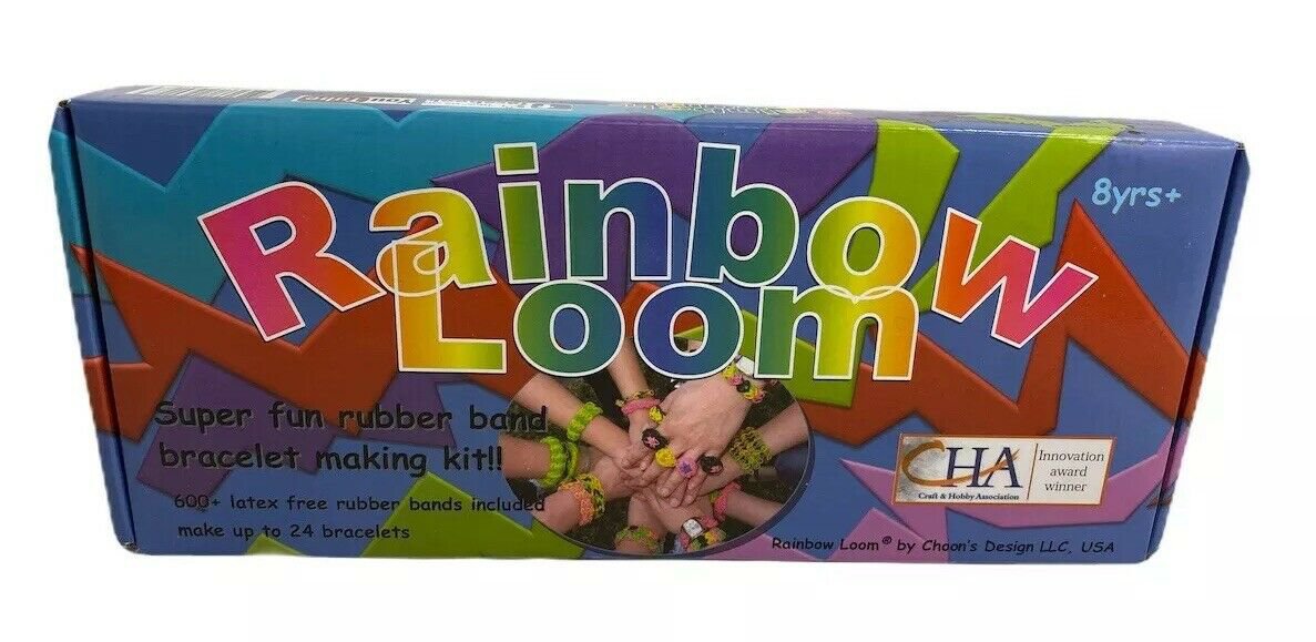 Rainbow Loom  Rubber Band Bracelet Making Kit - Crafts Game Toy  Pre Owen