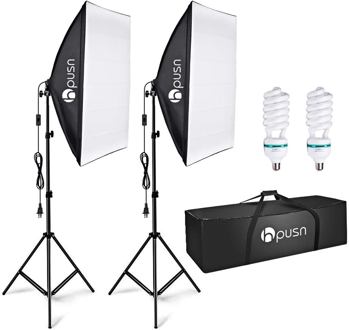 Softbox Continuous Equipment Kit Professional Studio Photography Lighting