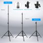 Softbox Continuous Equipment Kit Professional Studio Photography Lighting