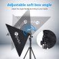 Softbox Continuous Equipment Kit Professional Studio Photography Lighting