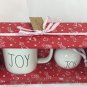 Rae Dunn “Joy†Mug Cup And Mini Christmas Ceramic Ornament Home Decoration