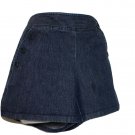 Ann Taylor LOFT, Original Dark Denim Blue Jean Shorts, Side Bottoms Sz 2 12.5” L