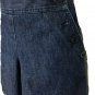 Ann Taylor LOFT, Original Dark Denim Blue Jean Shorts, Side Bottoms Sz 2 12.5&acirc;�� L