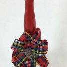 Vintage Christmas Porcelain WHITE BELL Message