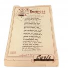 1942s Good Business Agreement Post Purveyor Of Fine Liquors Ephemera Vintage