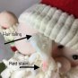 Santa Claus Stuffed Plush Plaid Holiday Figure Christmas Decoration Doll (Flaws)