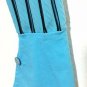 Yesbon Women Stripe Aqua Blouse Work Office Casual Size S- M Some Flaws
