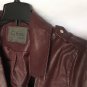 Maroon Synthetic  Women's Jacket Size M Zipper Up