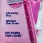 Assured Womens Razor Twin Double Stainless Steel Blade Lubricating Strip 2x10/Pk