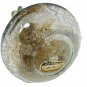 Vintage 1950s DeVilbiss Perfume Atomizer Clear Crackle Glass Flower Jewel Top