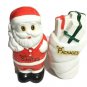 Vintage Santa & Christmas Gift Packages Bag Salt and Pepper Shakers Japanese