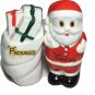 Vintage Santa & Christmas Gift Packages Bag Salt and Pepper Shakers Japanese
