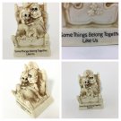 Vintage Russ Berrie & Co. Figurine "Some Things Belong Together Like Us" 1978