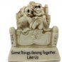 Vintage Russ Berrie & Co. Figurine "Some Things Belong Together Like Us" 1978