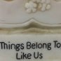 Vintage Russ Berrie & Co. Figurine "Some Things Belong Together Like Us" 1978