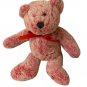 Animal Adventure Red Teddy Bear Toy Plush Animal Heart On Paw