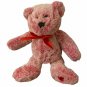 Animal Adventure Red Teddy Bear Toy Plush Animal Heart On Paw